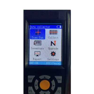 Draadloze Barcodesscanner 1D barcodes Data Collector met scherm| 2.4Ghz
