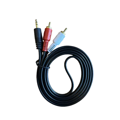 AFINTEK 3,5mm Jack naar Tulp kabel 1,5 meter (3,5mm naar 2-RCA/Rood/Wit)