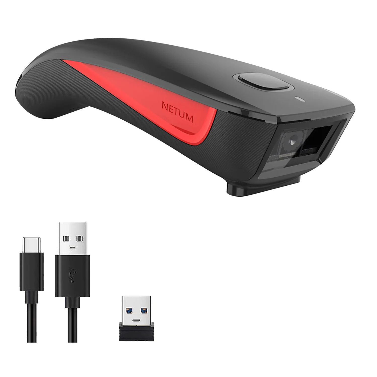 Netum C990 Pocket Mini Barcodescanner – 1D/2D QR Code Scanner – Bluetooth, 2.4Ghz en USB - Afbeelding 2