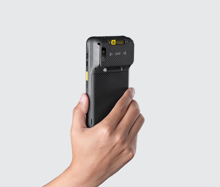 AFINTEK AT451 Android PDA achterzijde met ingebouwde UHF RFID-reader