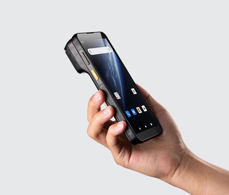 AFINTEK AT451 Android PDA vastgehouden in een hand